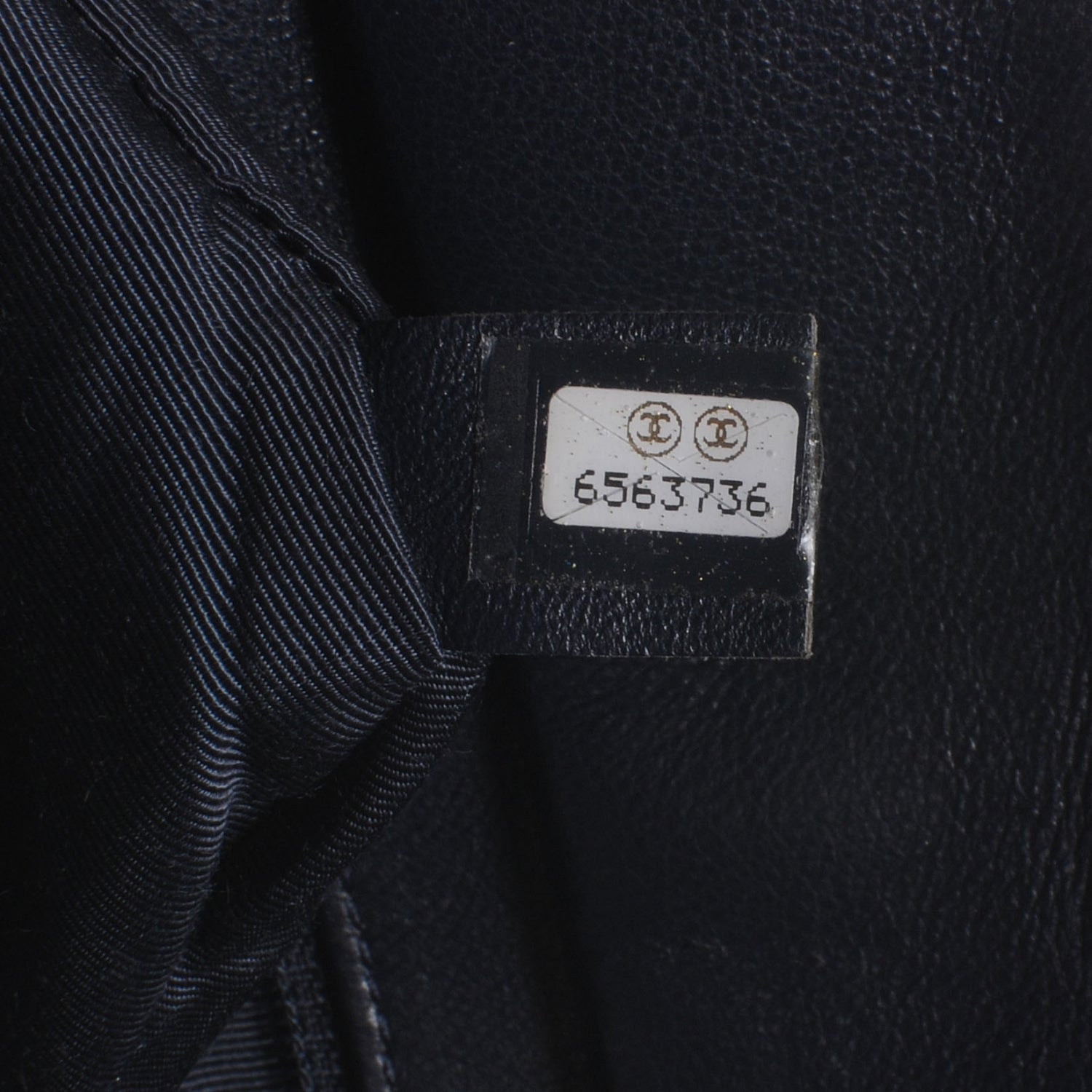 Chanel Lambskin Petit Timeless Shopping Tote PTT Navy Blue 8 of 8