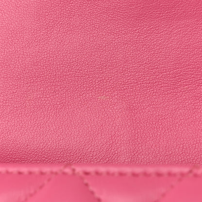 Chanel Lambskin Quilted Mini Rectangular Flap Pink 11 of 14