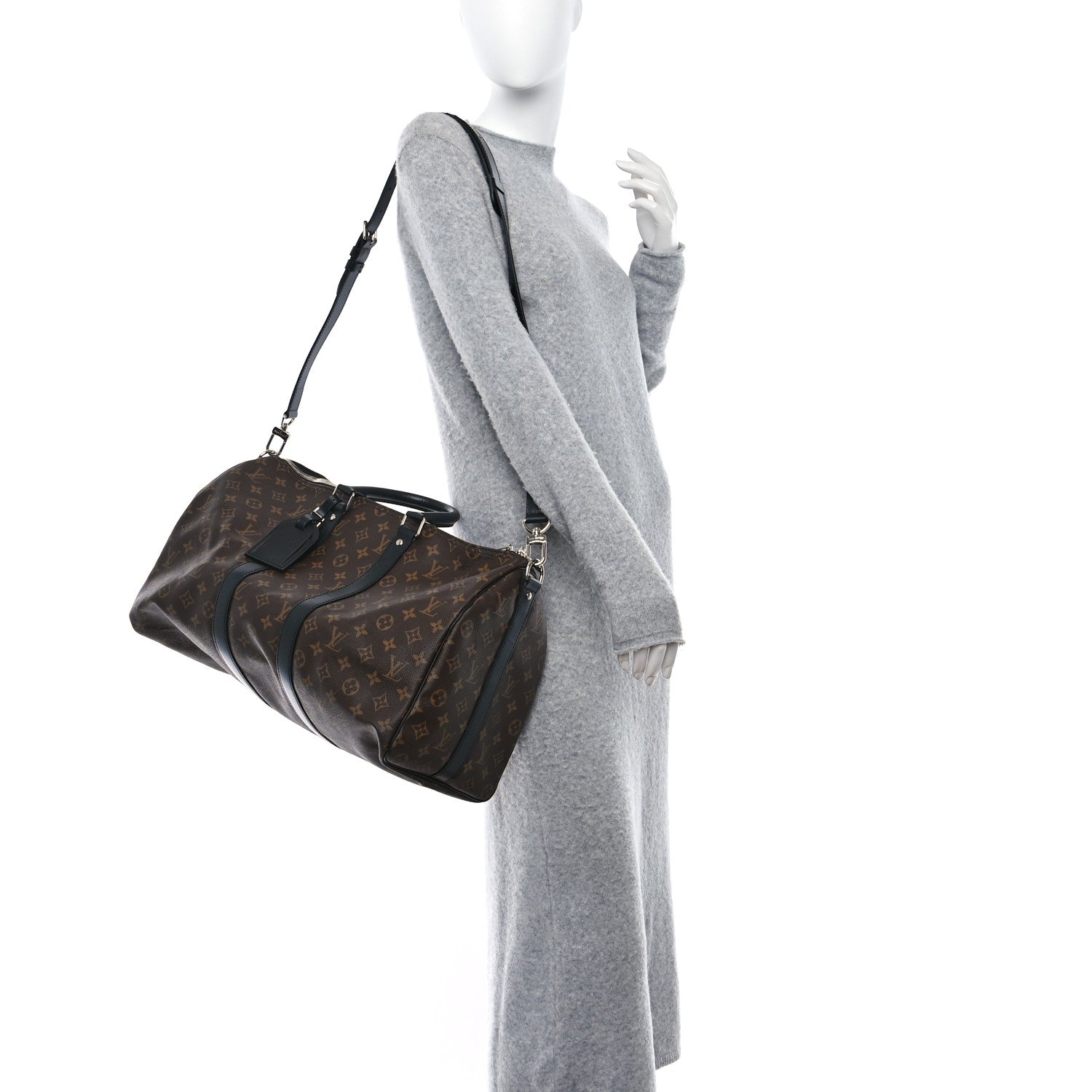 Louis Vuitton Monogram Macassar Keepall Bandouliere 45 2 of 8