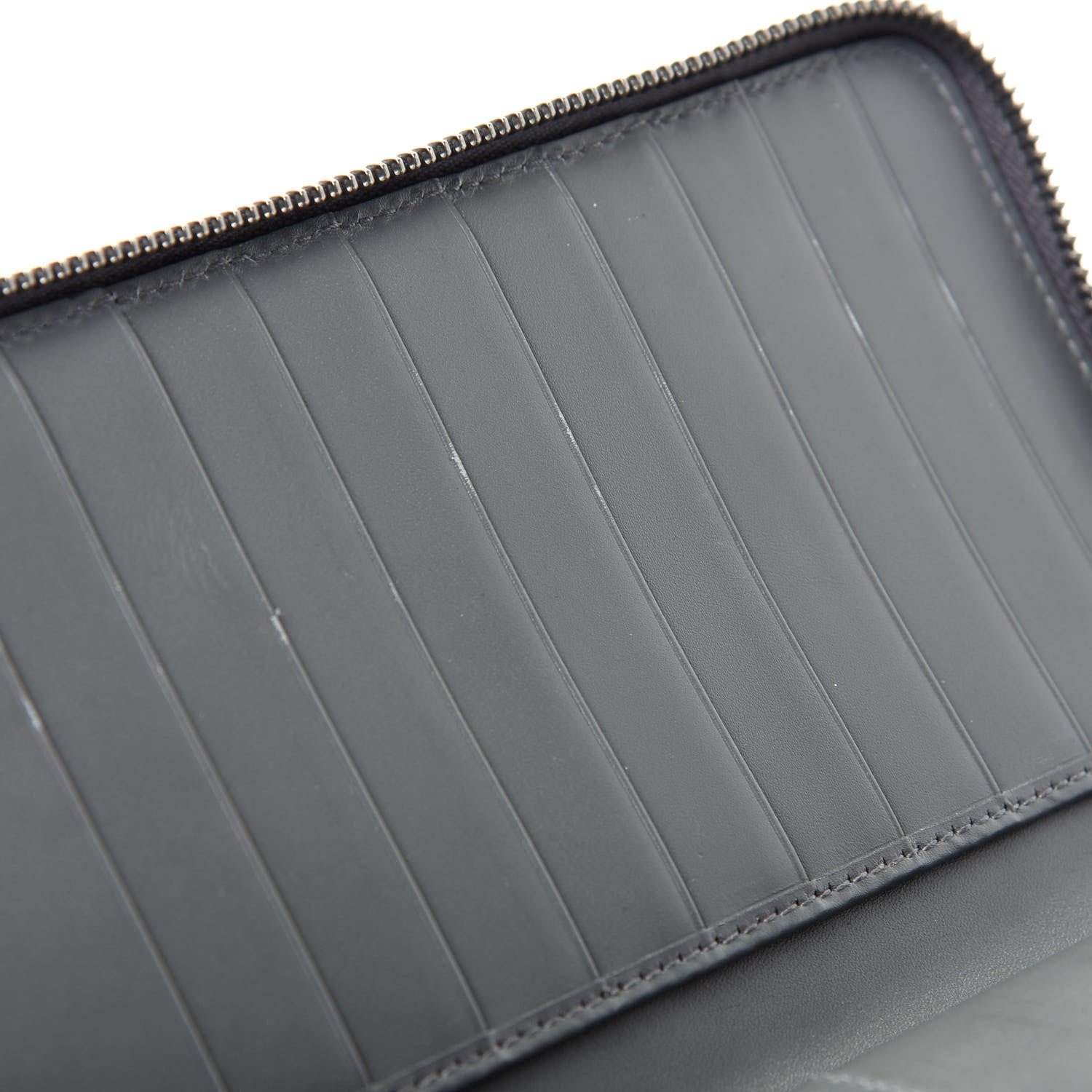 Gucci Guccissima Signature Zip Around Organizer Wallet Grey 8 of 8