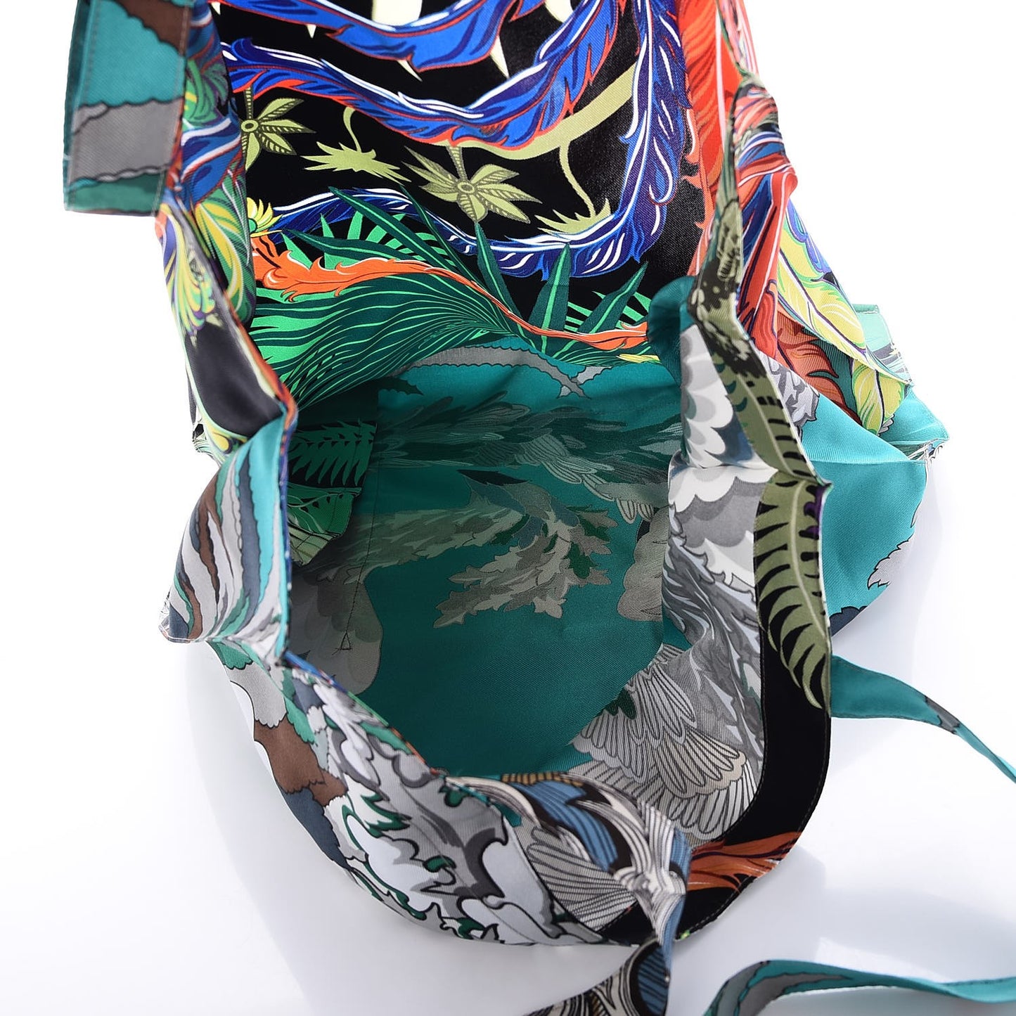 Silk Petit H Mythiques Phoenix Coloriages Shopping Bag