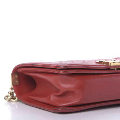 Chanel Lambskin Quilted Medium Boy Flap Red 6 of 9