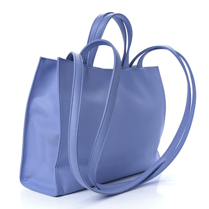 Telfar Vegan Leather Medium Shopping Bag Cerulean 3 of 11