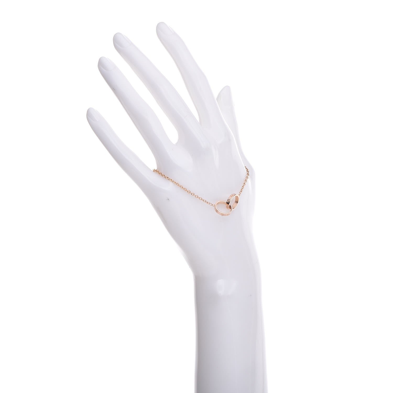 Cartier 18K Pink Gold Interlocking LOVE Bracelet 2 of 5