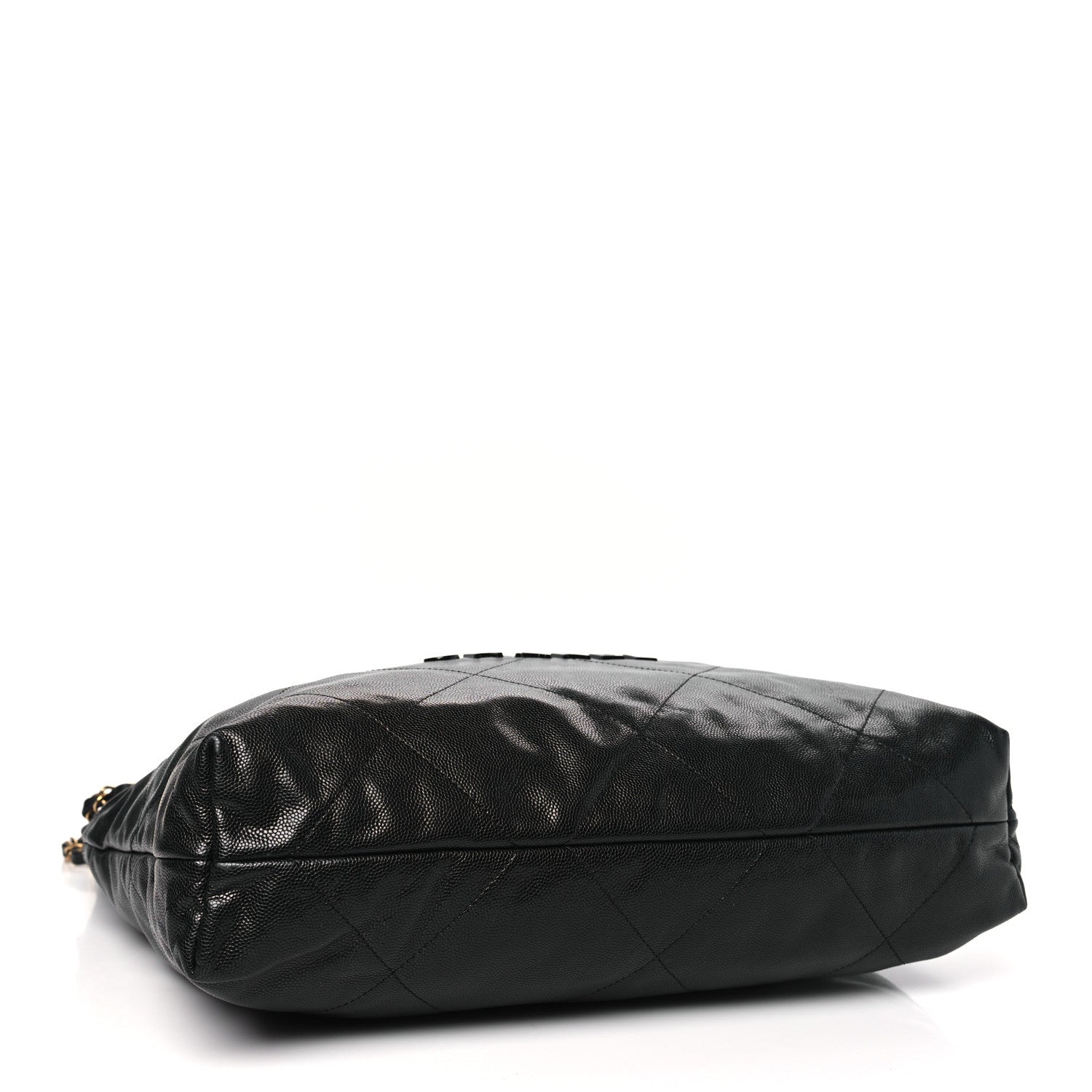 Chanel Shiny Caviar Quilted Monochrome 22 Black 5 of 10