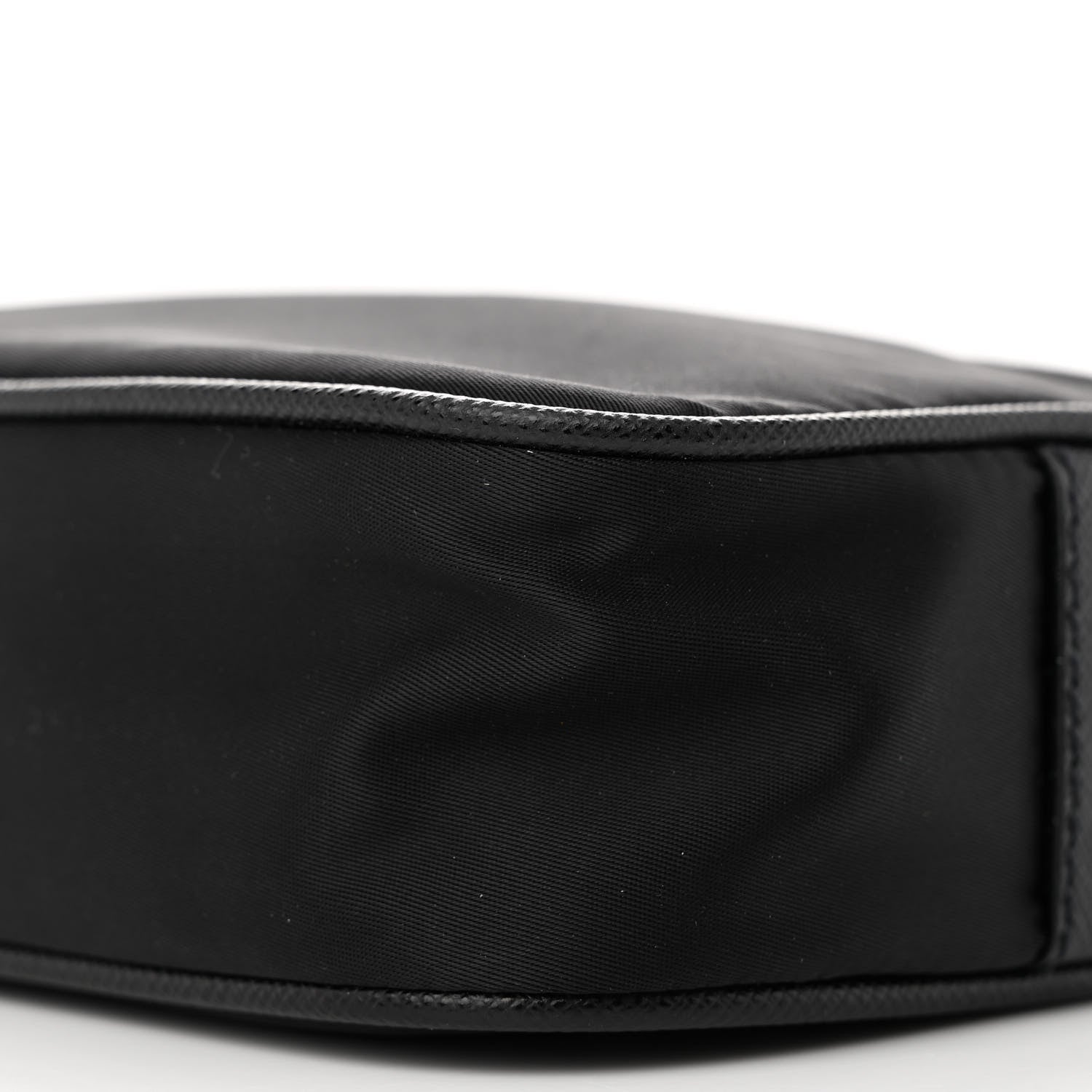 Prada Tessuto Nylon Saffiano Logo Camera Bag Black 10 of 10