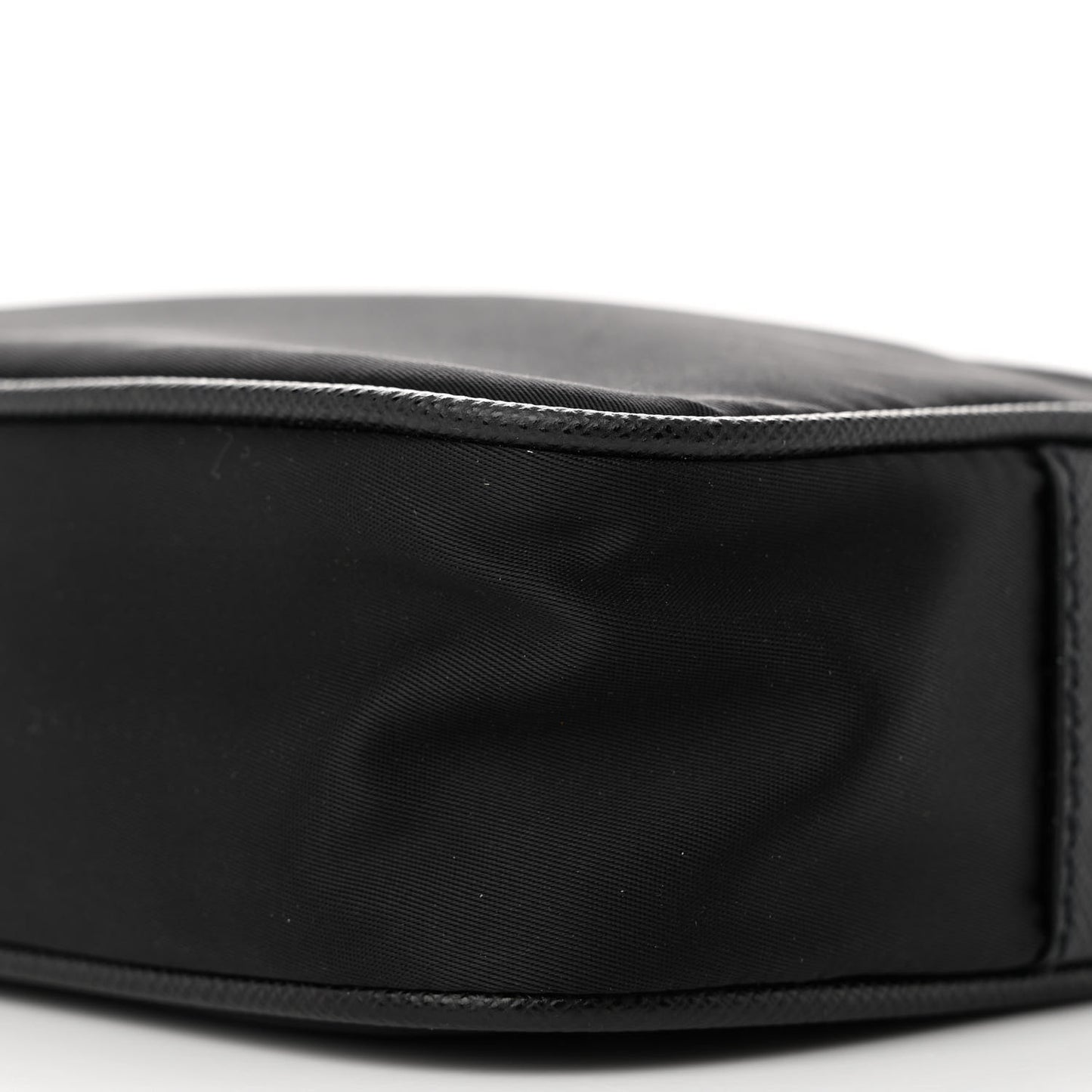 Tessuto Nylon Saffiano Logo Camera Bag Black