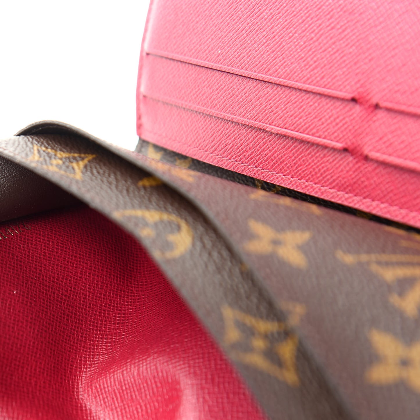Monogram Josephine Wallet Fuchsia