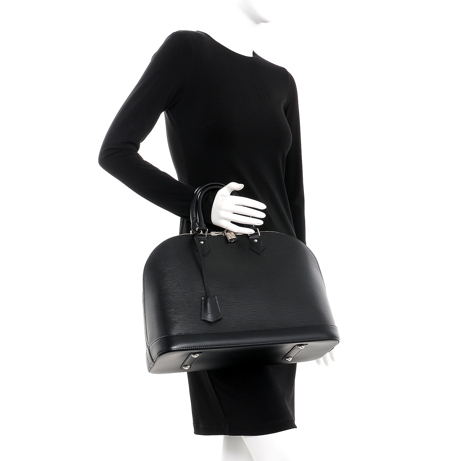 Louis Vuitton Epi Alma GM Black 2 of 7