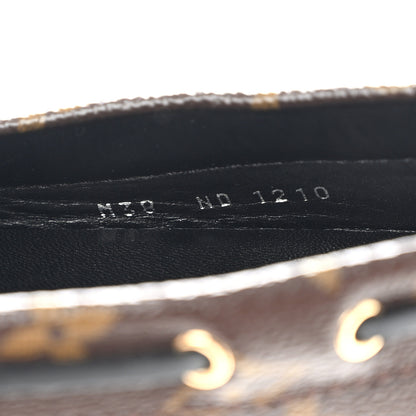 Louis Vuitton Patent Monogram Gloria Loafers 38 7 of 7