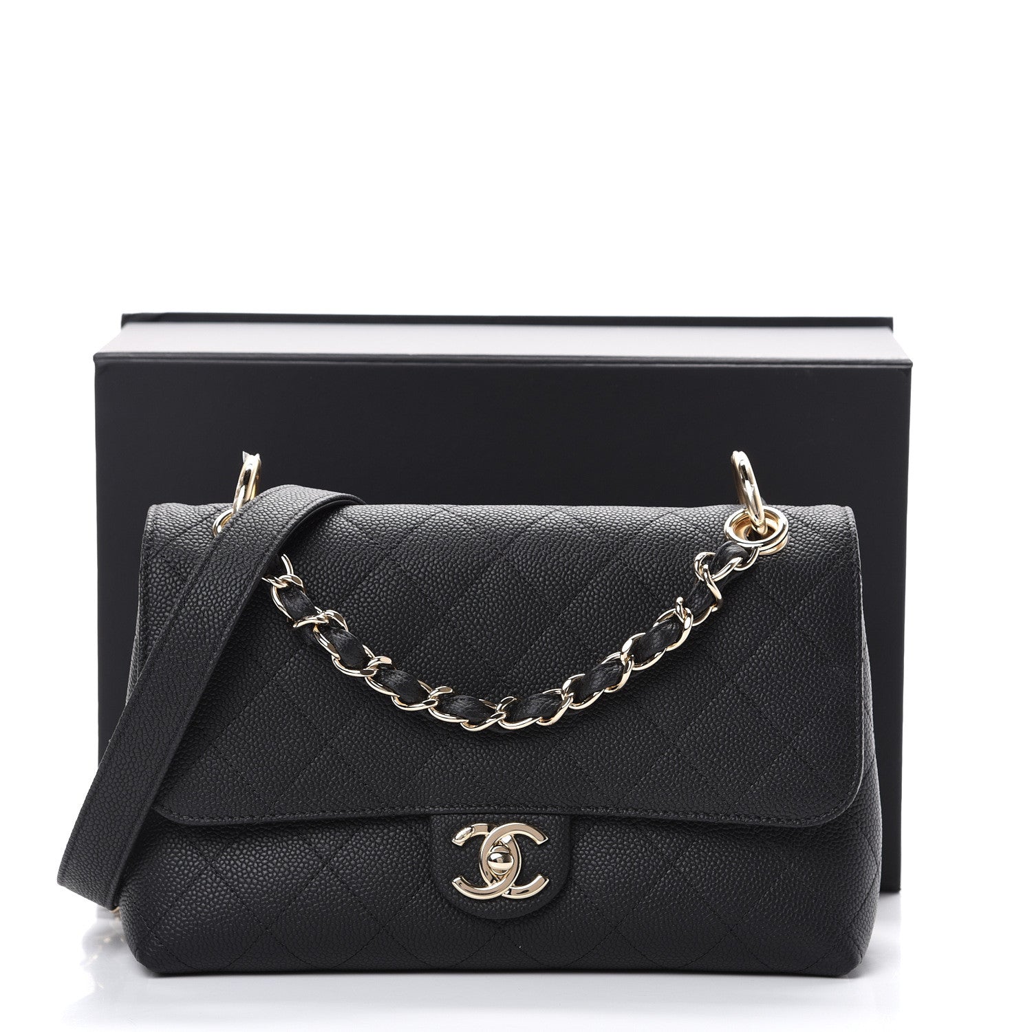 Chanel Caviar Quilted City Walk Flap Black 10 of 10