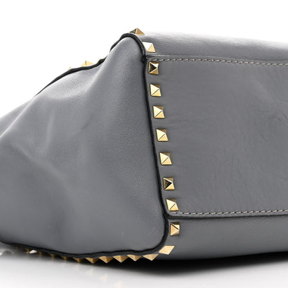 Valentino Garavani Vitello Rockstud Double Handle Tote London Stone 8 of 16