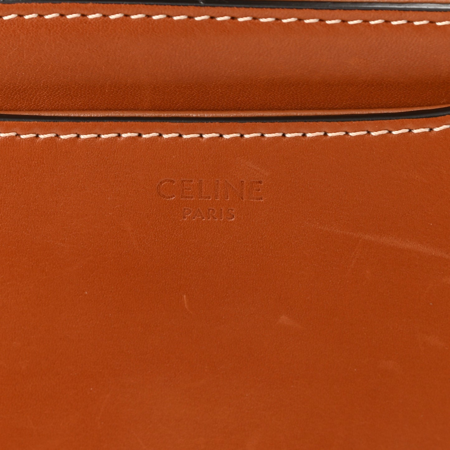 Natural Calfskin Besace Small 16 Tan