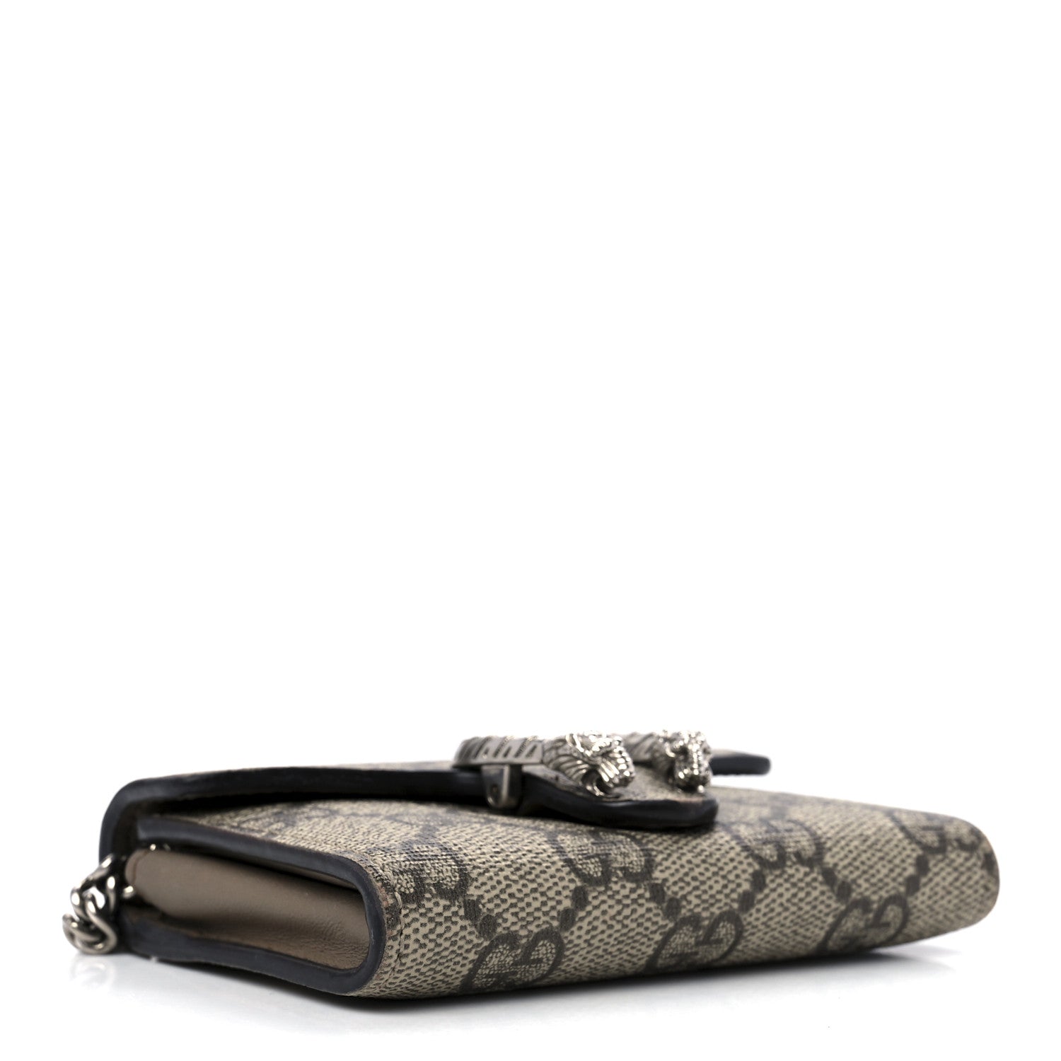 Gucci GG Supreme Monogram Dionysus Coin Purse Taupe 4 of 12