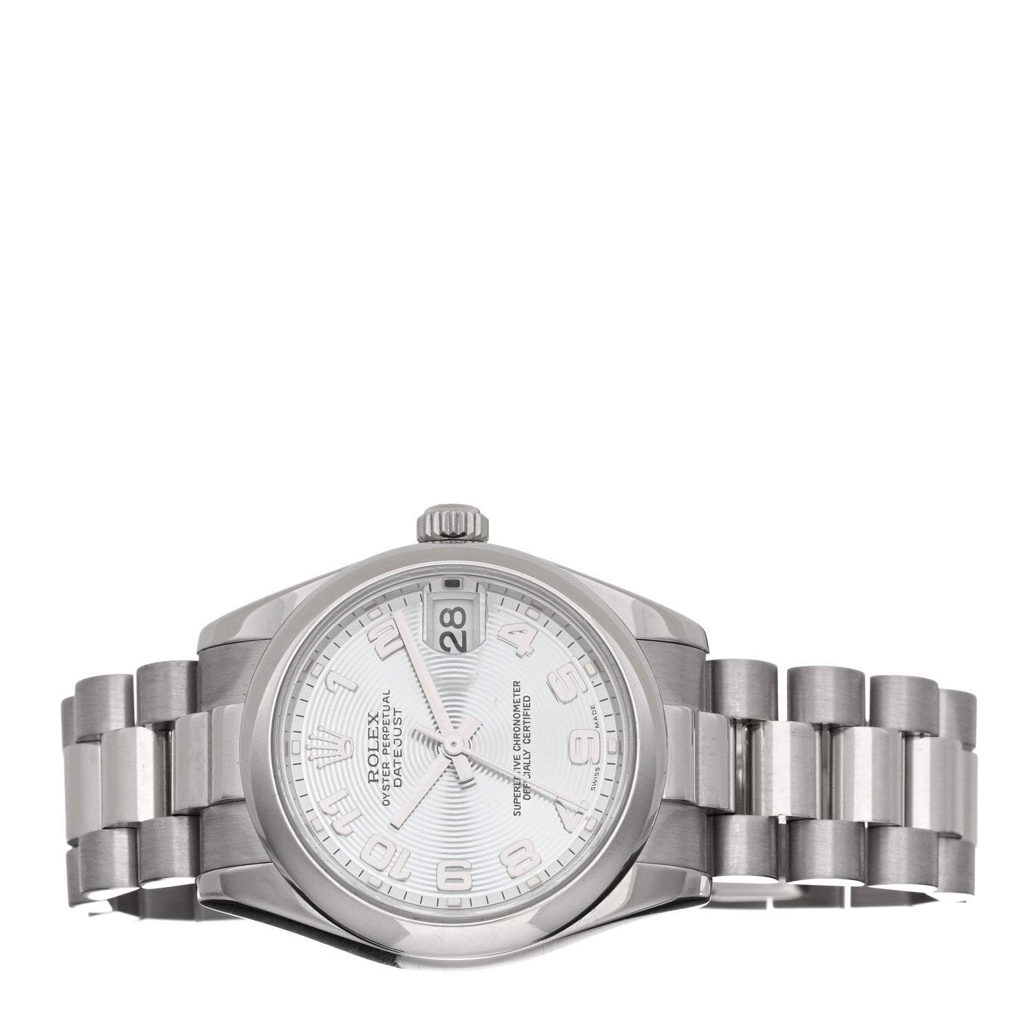 Rolex Platinum 31mm Oyster Perpetual Datejust President Watch Blue 2 of 4