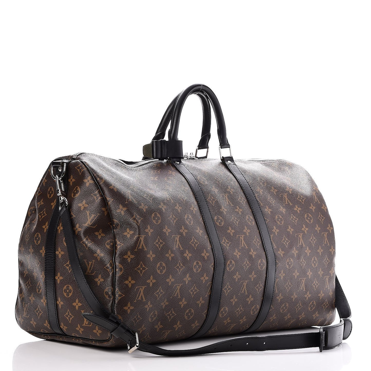 Monogram Macassar Keepall Bandouliere 55