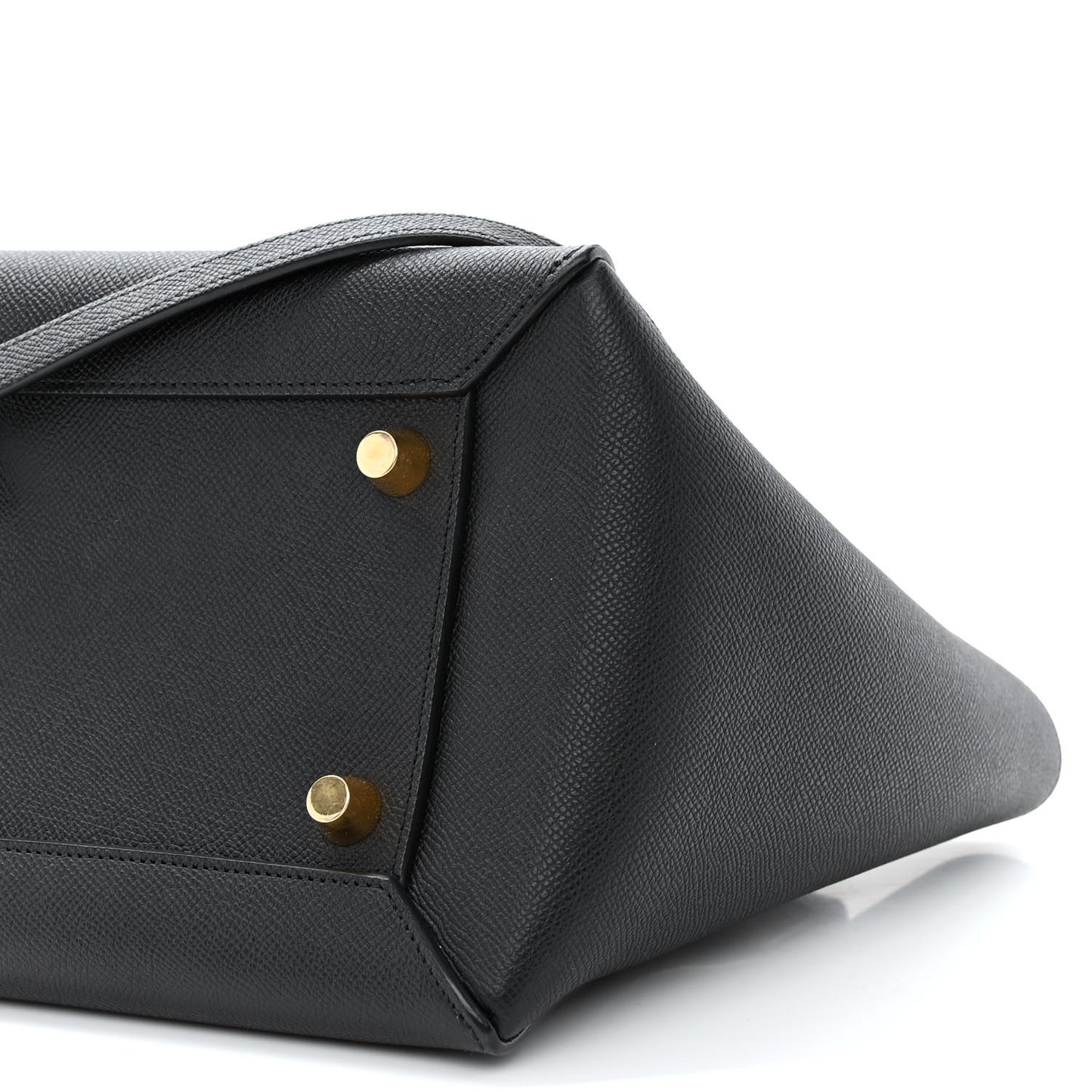 Grained Calfskin Mini Belt Bag Black