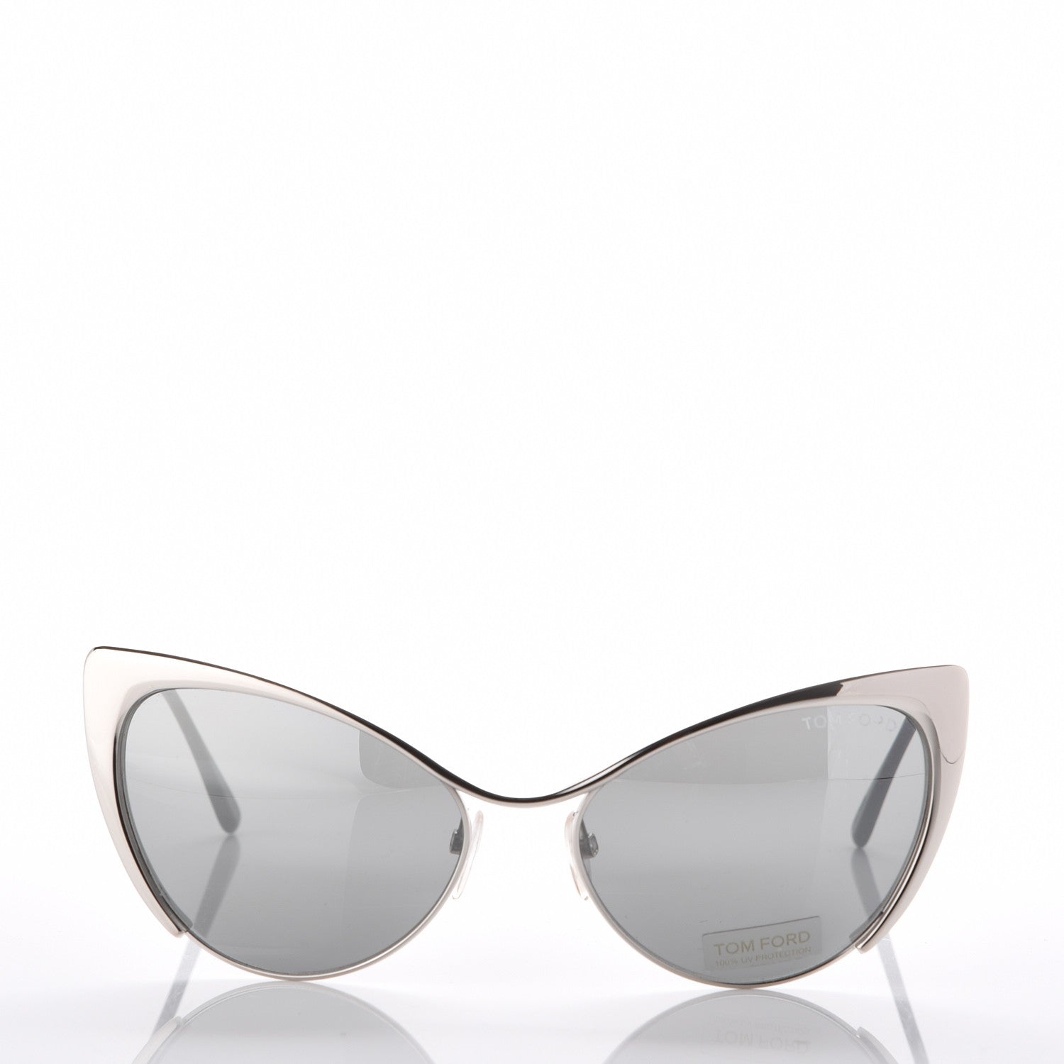 Tom Ford Nastasya Cat Eye Sunglasses TF304 Silver 2 of 8