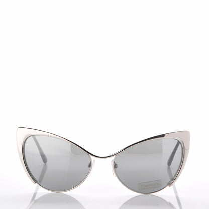 Tom Ford Nastasya Cat Eye Sunglasses TF304 Silver 2 of 8