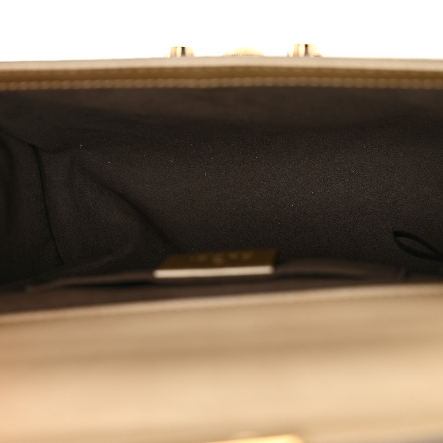 Galassia Small Padlock Shoulder Bag Platino