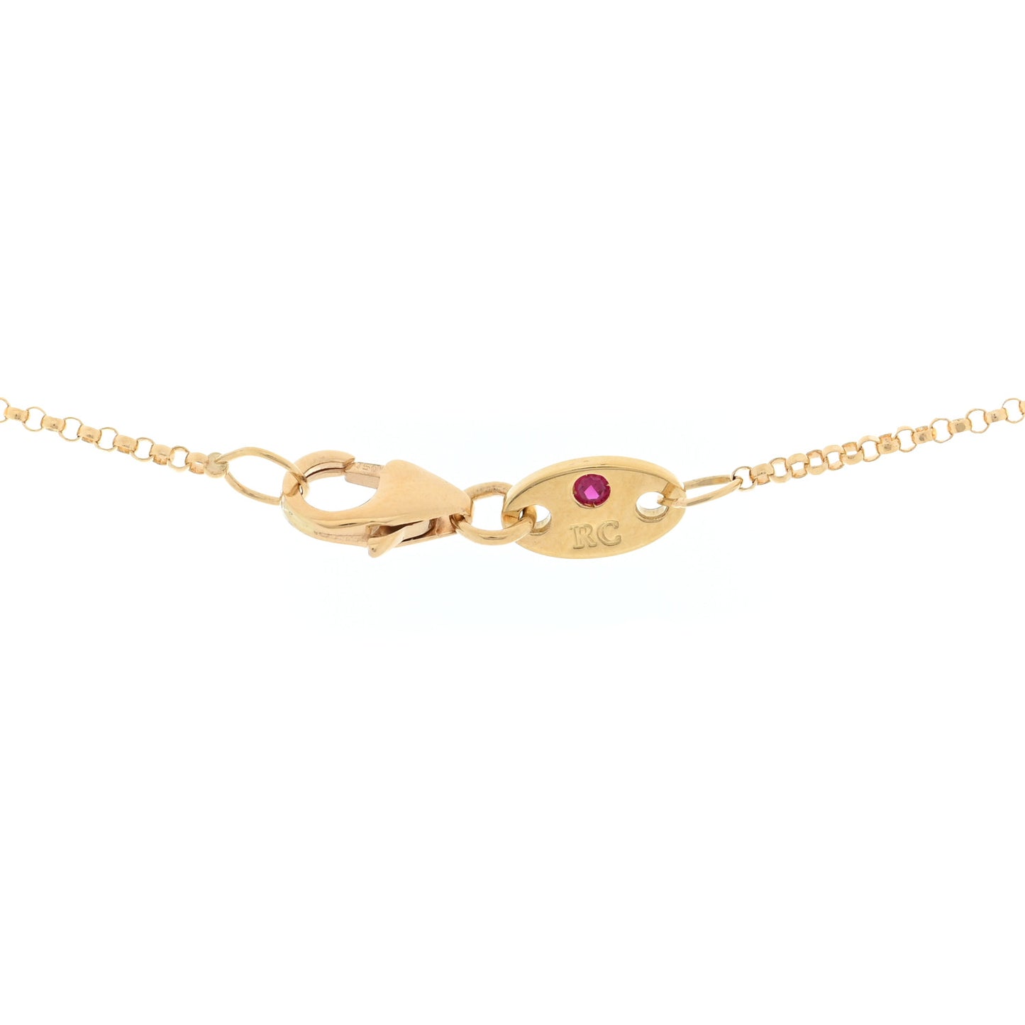 18K Yellow Gold Diamond Medium Venetian Princess Flower Pendant Necklace