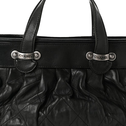 Chanel Lambskin Quilted Tote Black 8 of 10