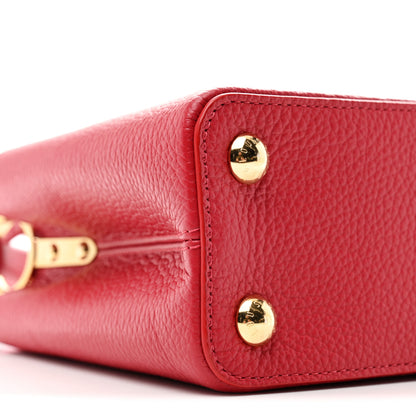 Louis Vuitton Taurillon Capucines BB Scarlet Red 8 of 9