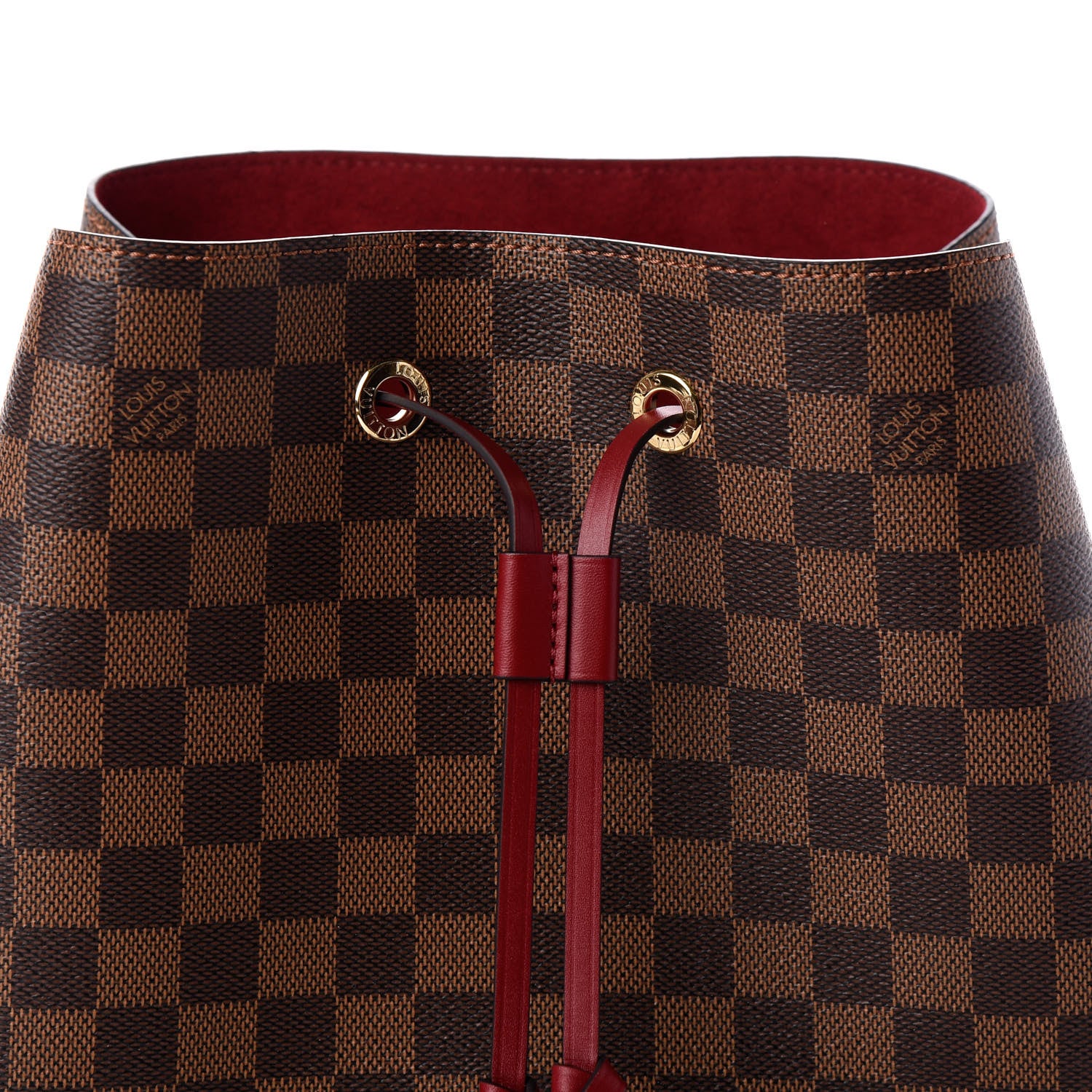 Louis Vuitton Damier Ebene Neonoe MM Cherry Berry 7 of 10