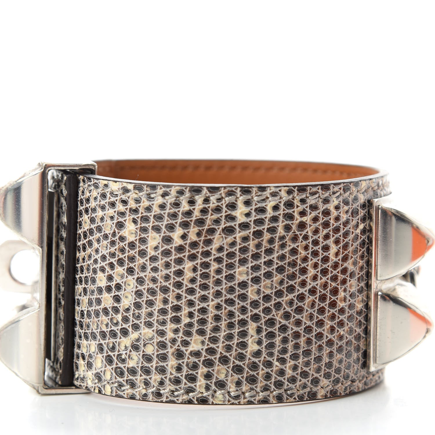 Hermes Lizard Collier De Chien CDC Bracelet L Ombre 7 of 8