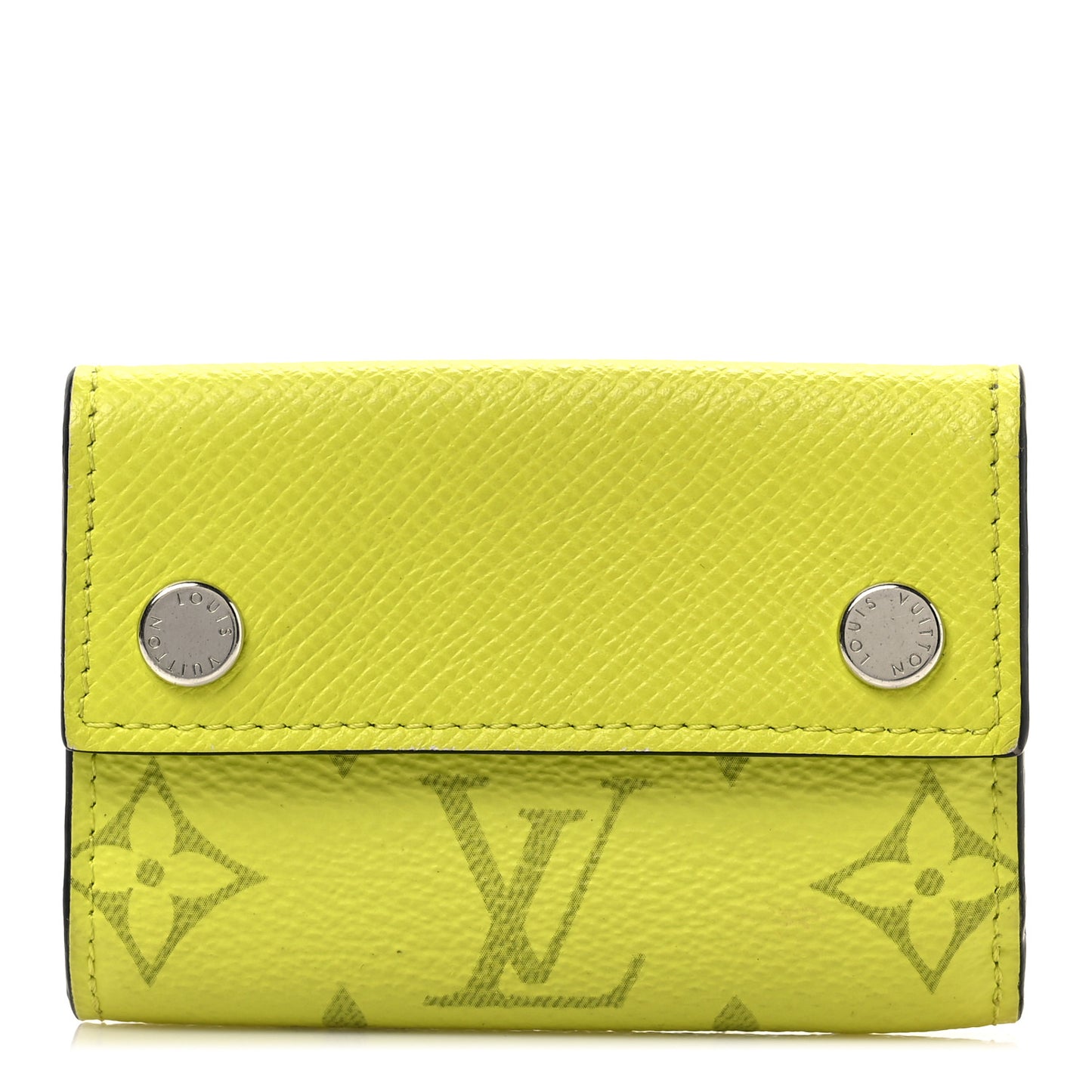 Monogram Taiga Discovery Compact Wallet Yellow