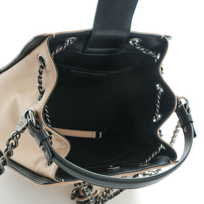 Chanel Caviar Quilted Small CC Bucket Bag Beige 5 of 7