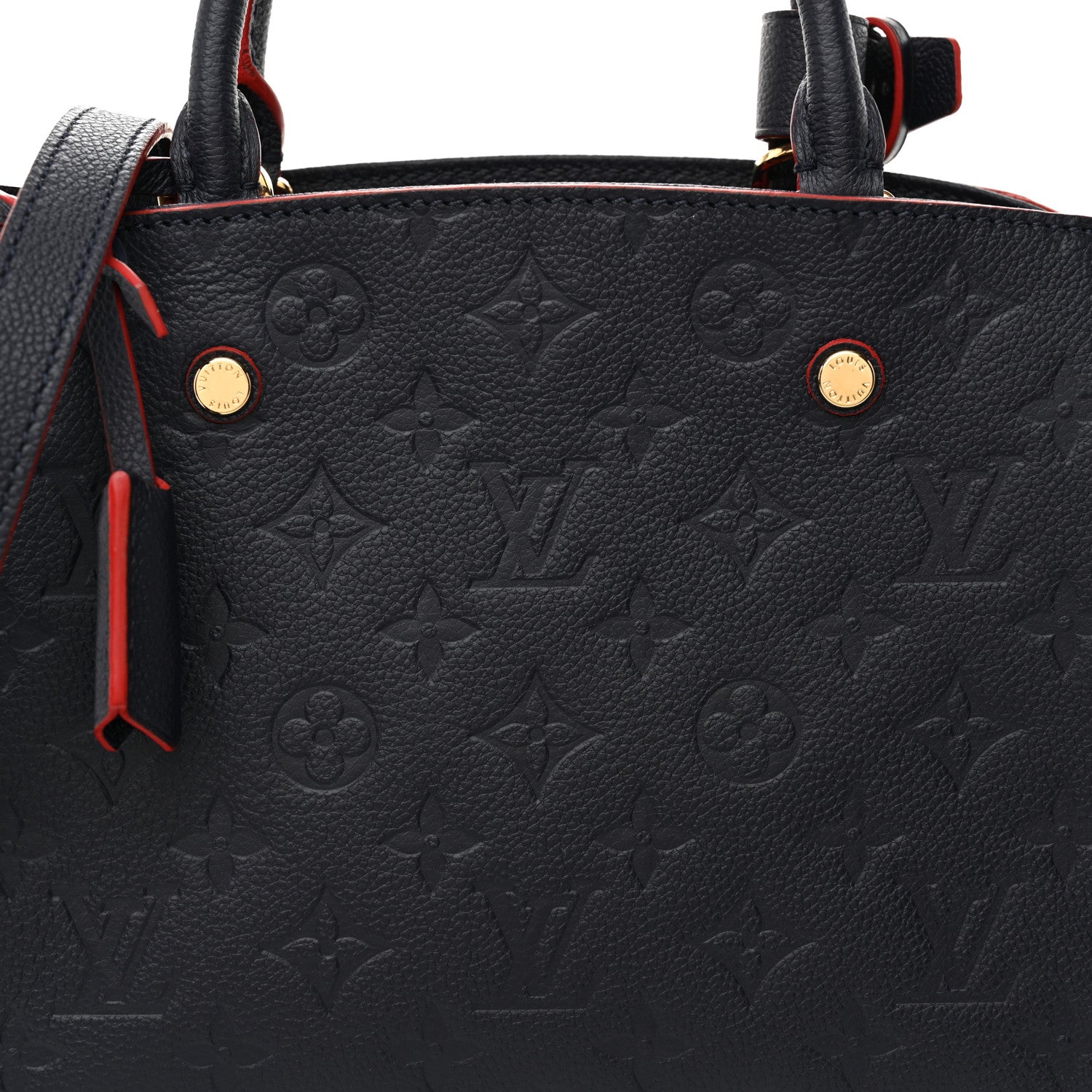 Louis Vuitton Empreinte Montaigne BB Marine Rouge 8 of 11