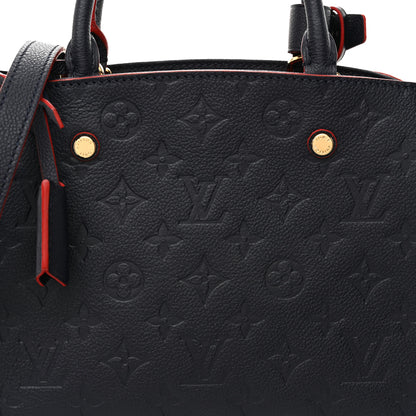 Louis Vuitton Empreinte Montaigne BB Marine Rouge 8 of 11