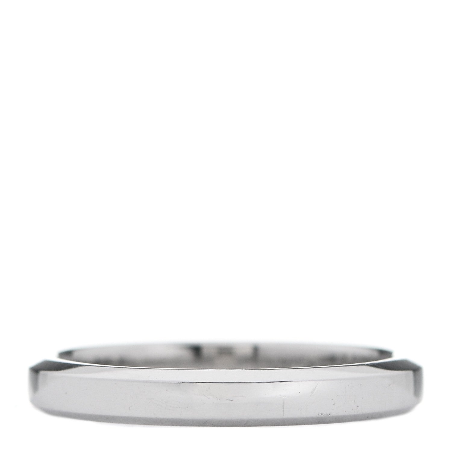 Van Cleef & Arpels Platinum 2.5mm Toujours Wedding Band Ring 46 3.75 1 of 6