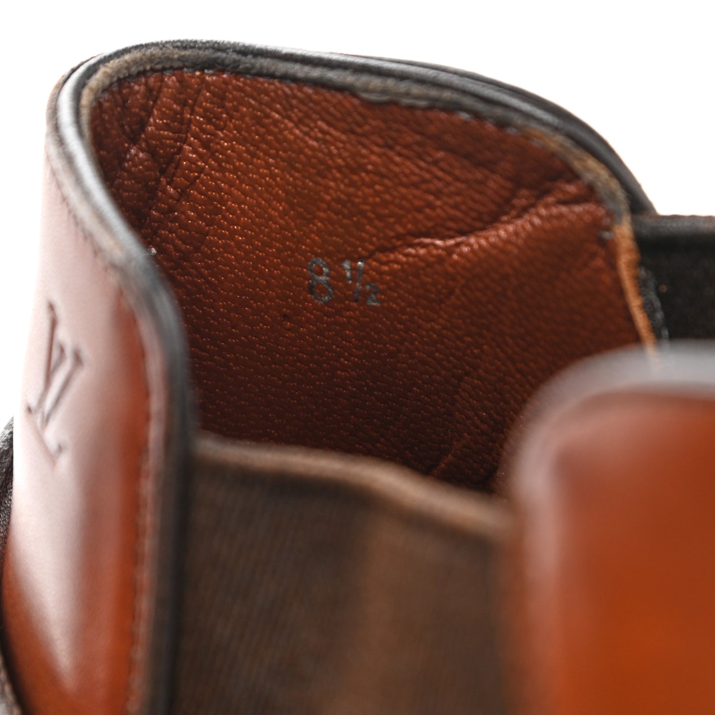 Calfskin Epi Greenwich Chelsea Ankle Boots 8.5 Cognac