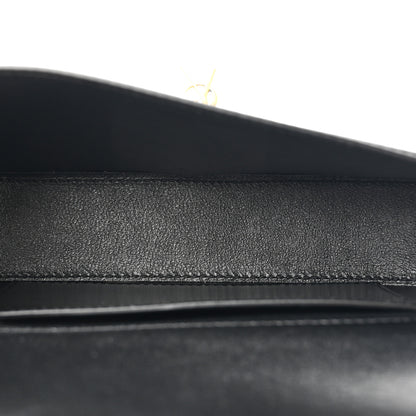 Saint Laurent Box Calfskin Mini Voltaire Shoulder Bag Black 5 of 10