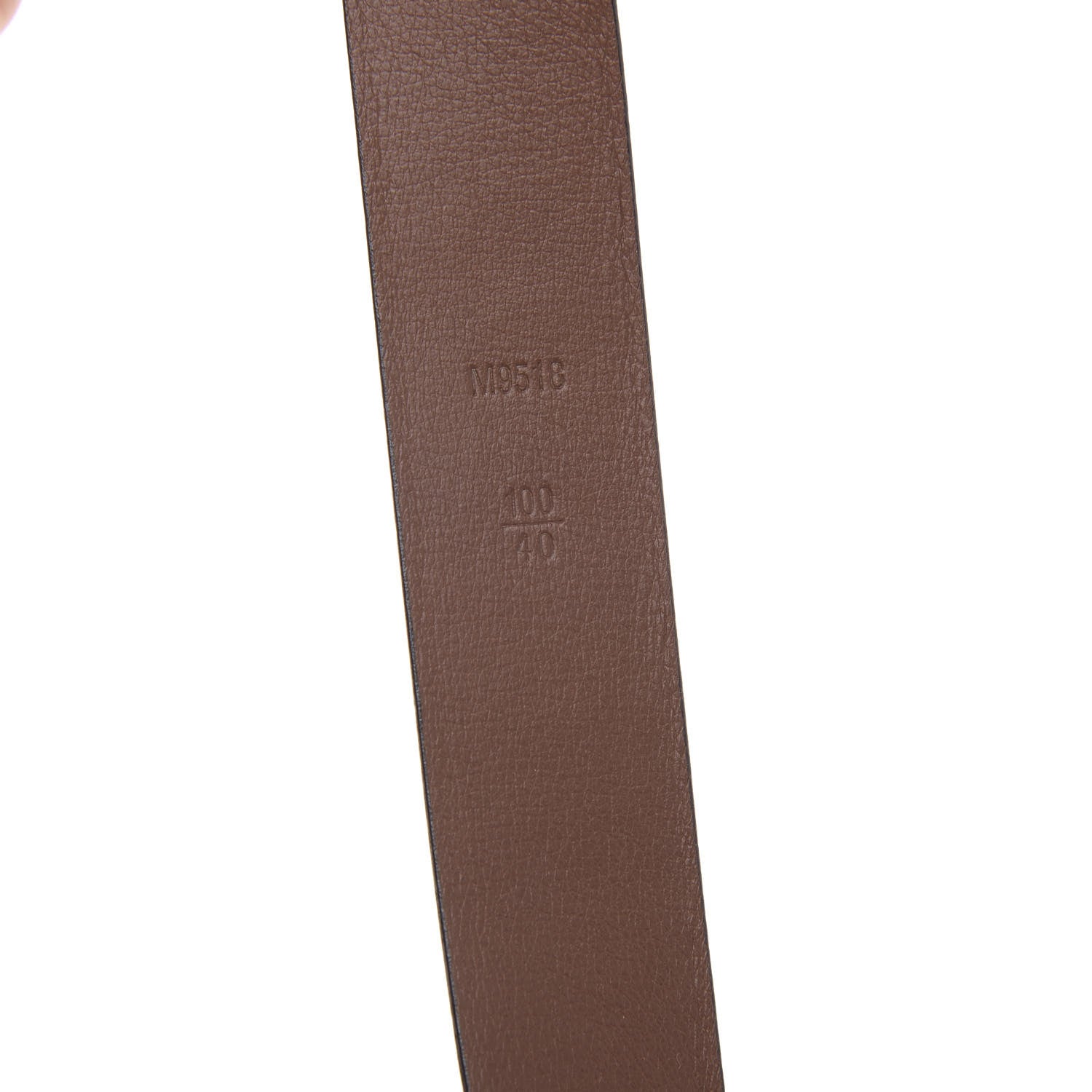 Louis Vuitton Calfskin Belt 100 40 Brown 4 of 6