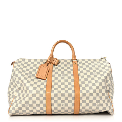 Louis Vuitton Damier Azur Keepall 50 1 of 11