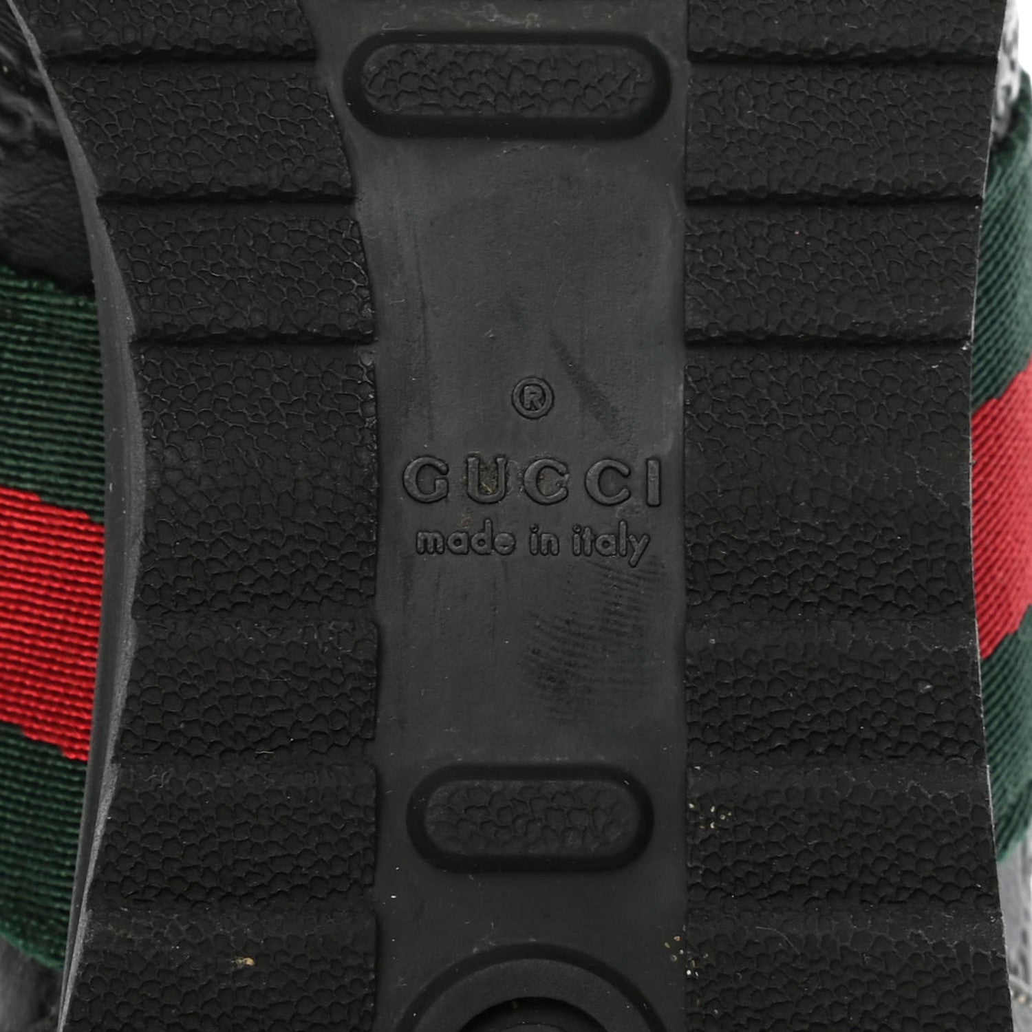 Gucci Guccissima Web Sneakers 35.5 Black 6 of 12