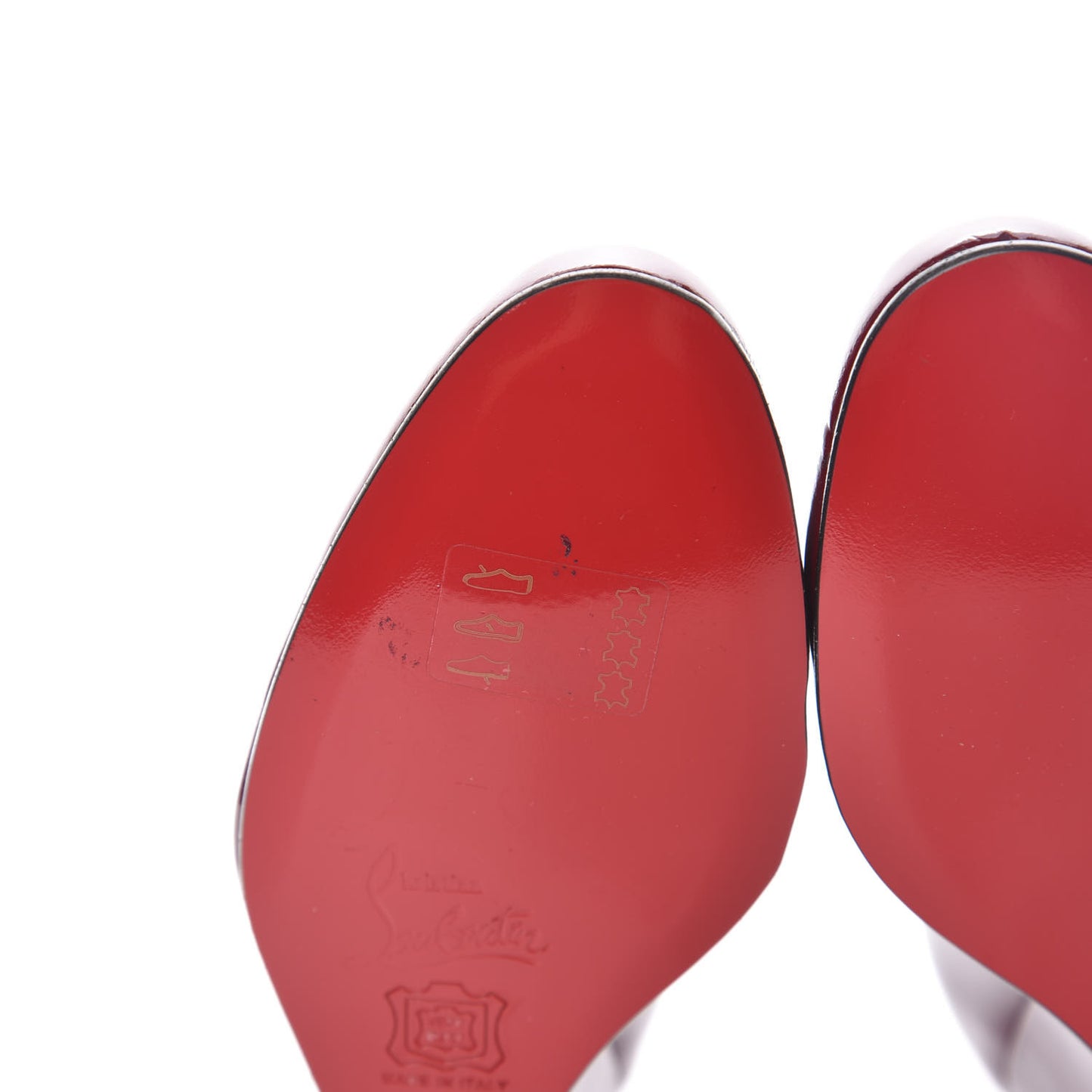 Patent Ron Ron Zeppa Wedges 38 Red