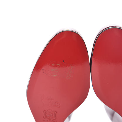 Christian Louboutin Patent Ron Ron Zeppa Wedges 38 Red 8 of 12