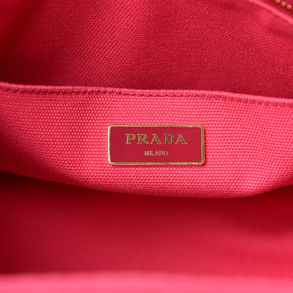 Prada Canapa Small Logo Tote Peonia 8 of 13