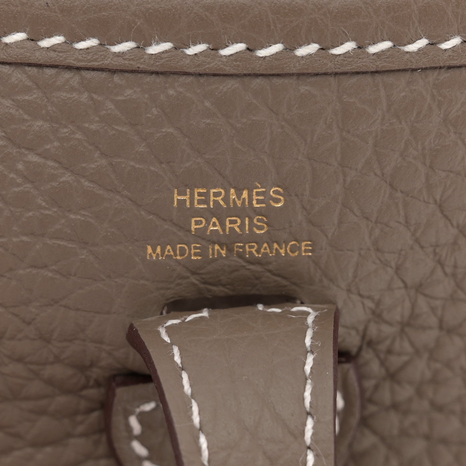 Hermes Taurillon Clemence Amazone Evelyne TPM Etoupe Bleu Indigo 6 of 11