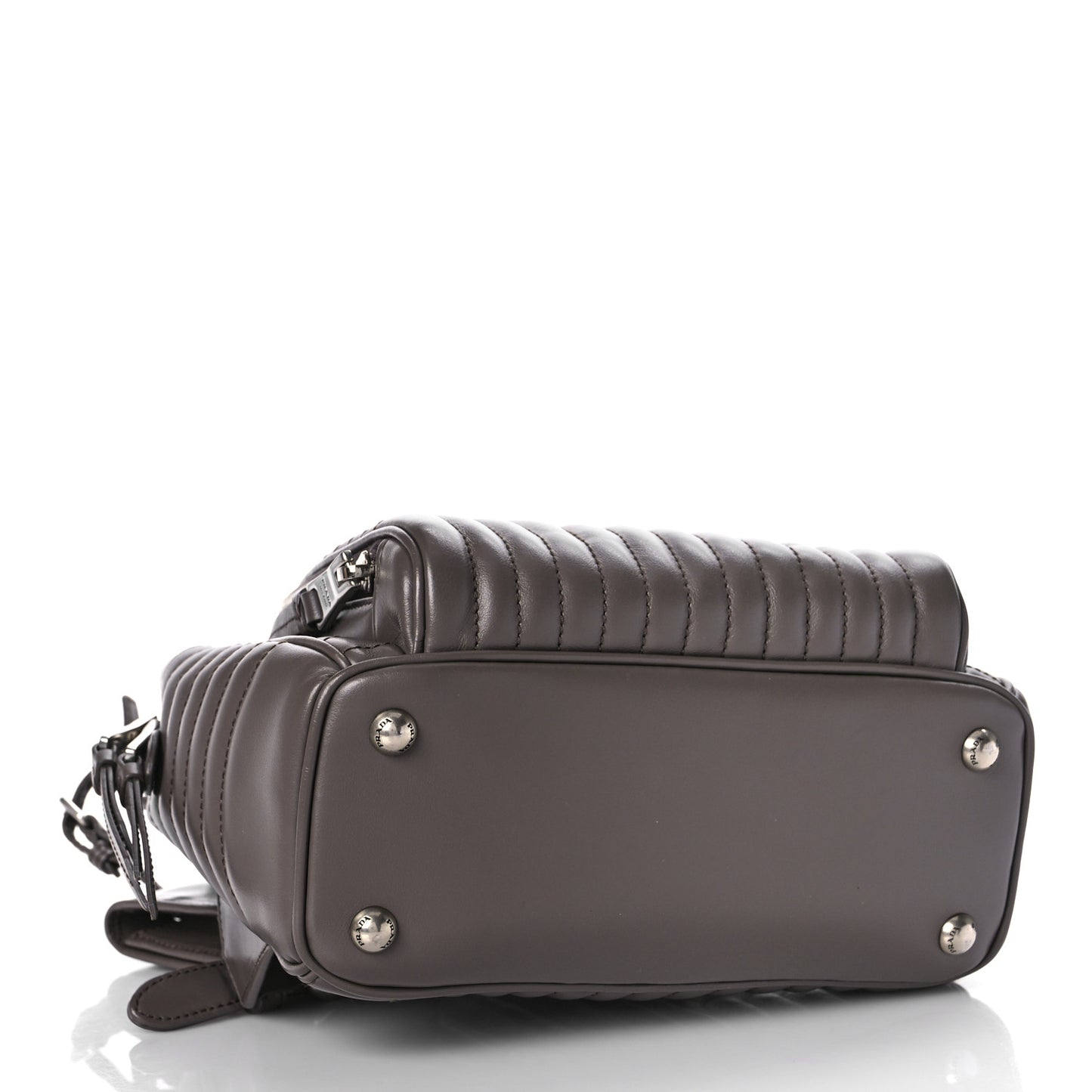 Soft Calfskin Impunture Diagramme Day Backpack Bambu