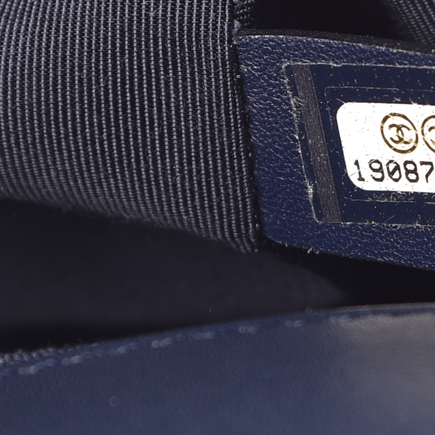 Chanel Calfskin Quilted Medium Boy Flap Navy Blue 7 of 11