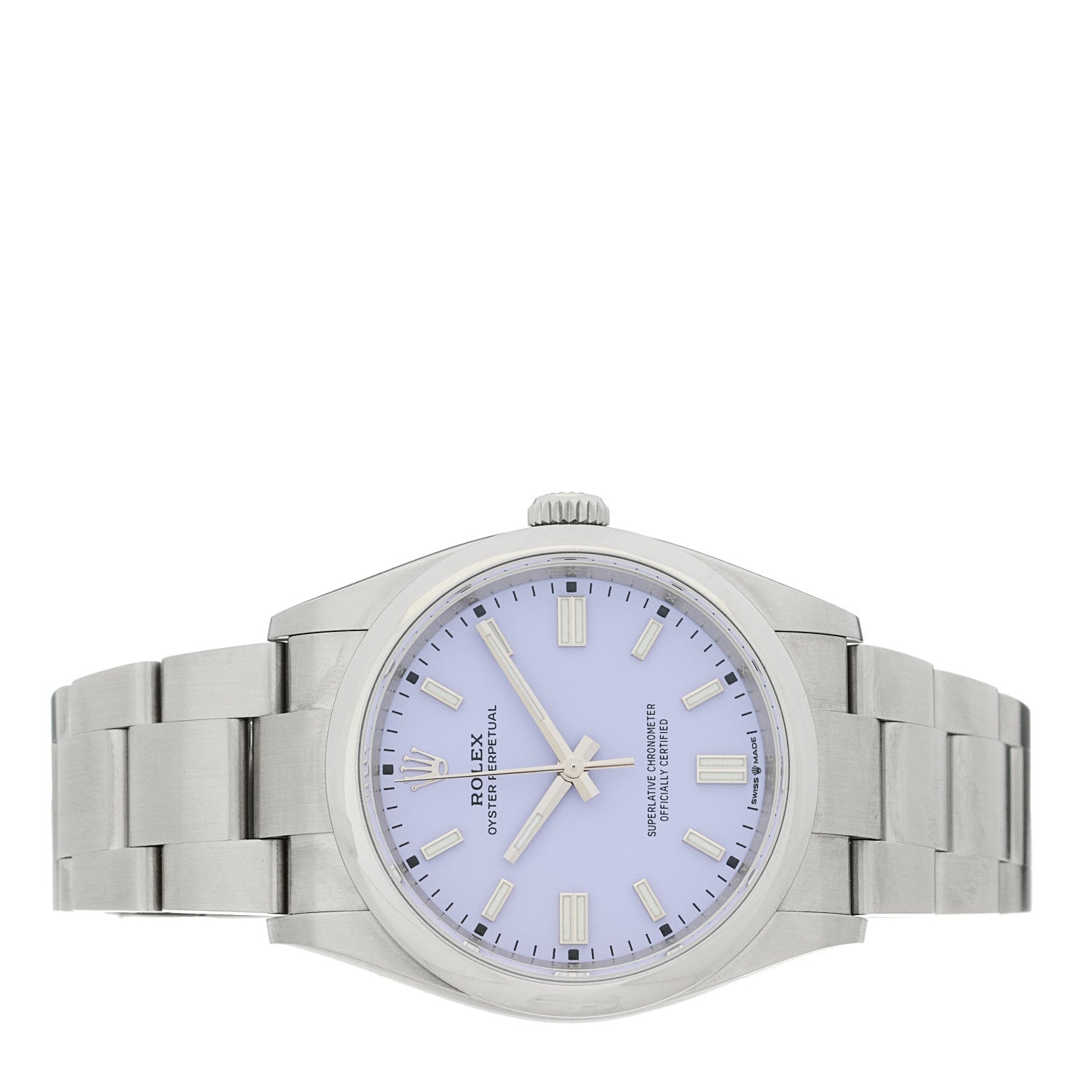 Rolex Stainless Steel 36mm Oyster Perpetual Watch Lavender 126000 Lavender 2 of 5