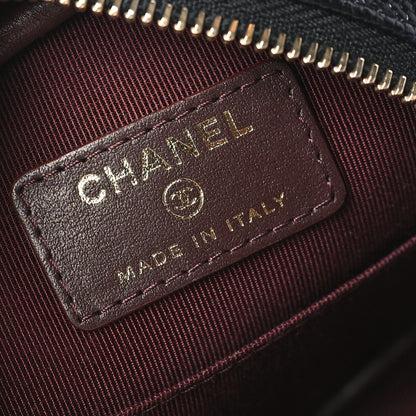 Chanel Caviar Quilted Round Clutch With Chain Black 6 of 10