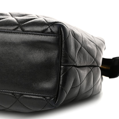 Chanel Lambskin Quilted Shoulder Bag  Black 11 of 11