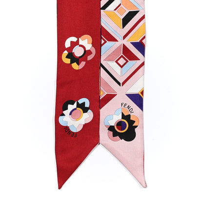 Fendi Silk Flowerland Bandeau Multicolor 3 of 4