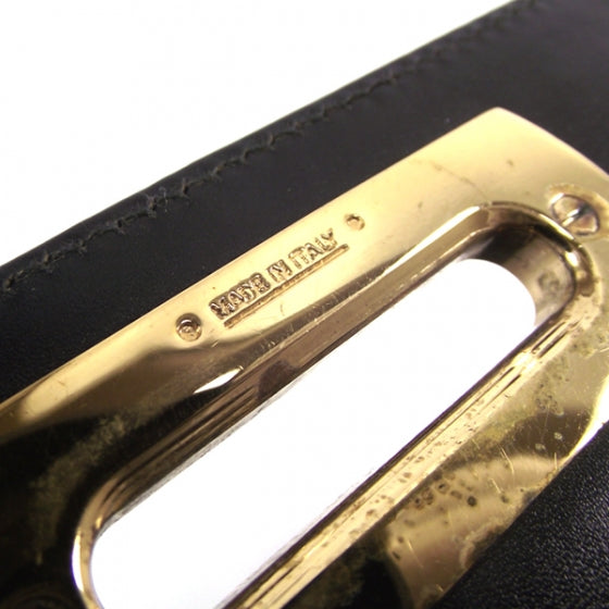 SALVATOREFERRAGAMOLadyGanciniBoxBagBlack
